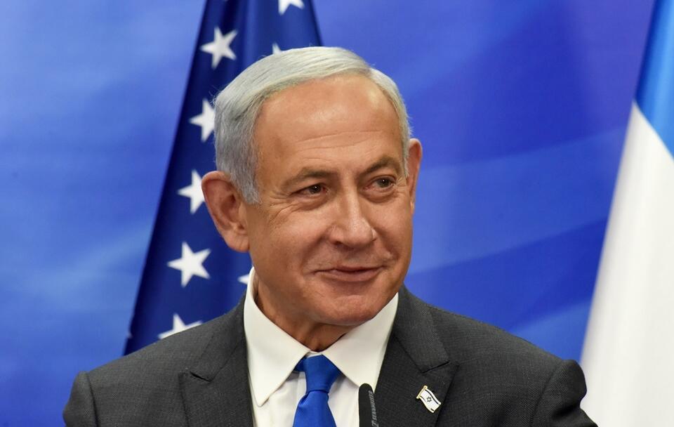 Premier Izraela Benjamin Netanjahu / autor: PAP/EPA/DEBBIE HILL / POOL