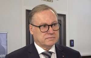 Na zdjęciu senator PiS Grzegorz Bierecki na antenie Telewizji wPolsce24 / autor: Telewizja wPolsce24