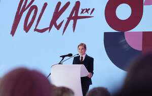 Pierwsza dama Marta Nawrocka na konferencji "Polka XXI wieku" / autor: PAP/Paweł Supernak