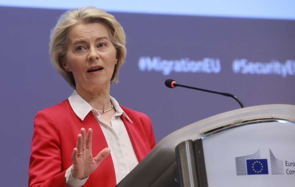 Ursula von der Leyen / autor: PAP/EPA/OLIVIER HOSLET