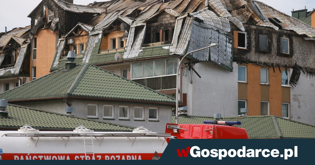 Trwa szacowanie strat po wielkim pożarze