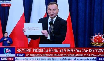 Prezydent apeluje o kupowanie polskiej żywności