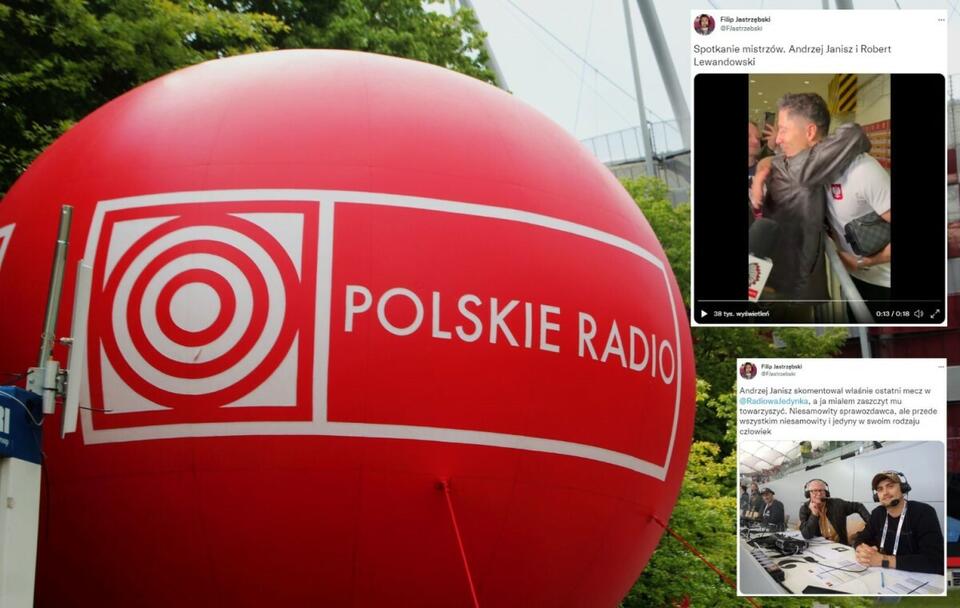 Andrzej Janisz był związany z Jedynką Polskim Radiem przez 39 lat / autor: Fratria; Twitter/Filip Jastrzębski (screeny)