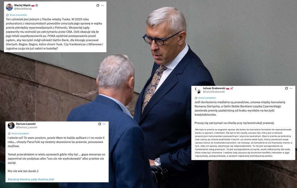 Mecenas Roman Giertych w Sejmie / autor: Fratria