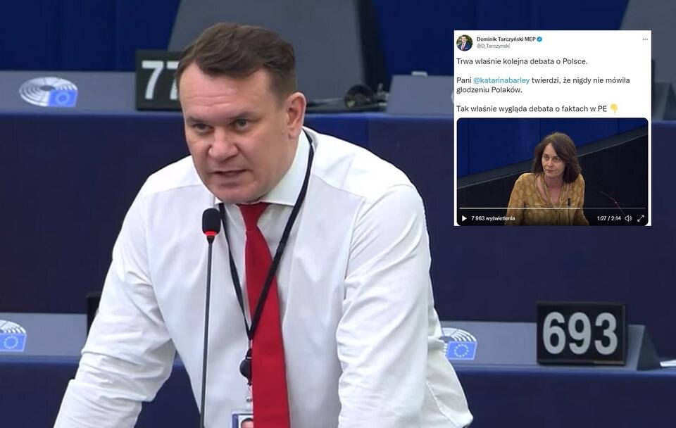 autor: Twitter Dominik Tarczyński MEP