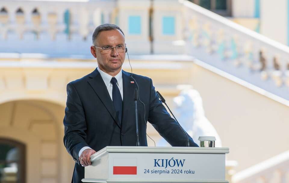 Prezydent RP Andrzej Duda w Kijowie / autor: PAP/Vladyslav Musiienko