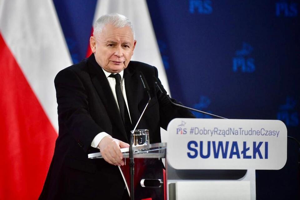 Prezes PiS w Suwałkach / autor: Twitter/PiS