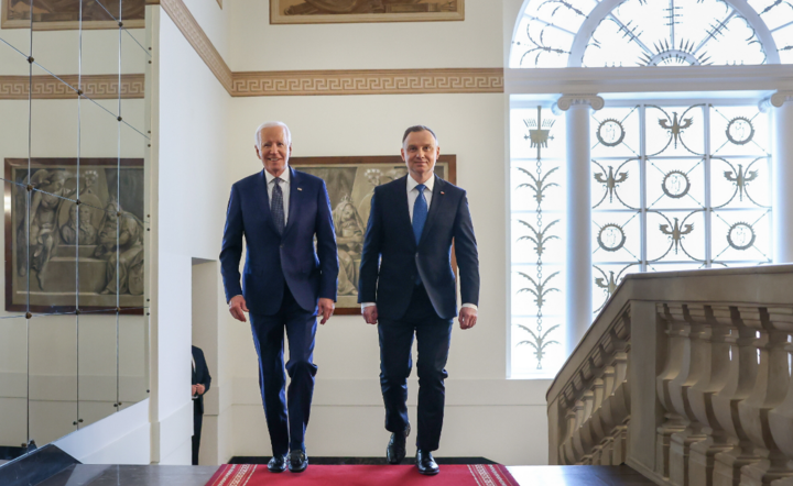 Joe Biden i Andrzej Duda / autor: PAP/EPA/Jakub Szymczuk / KPRP HANDOUT