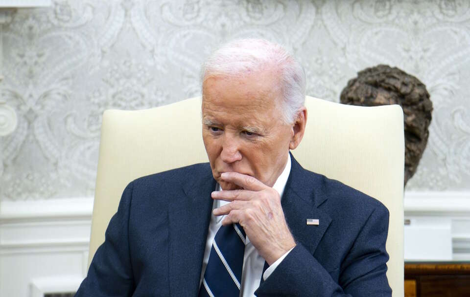 Joe Biden / autor: PAP/EPA/BONNIE CASH / POOL