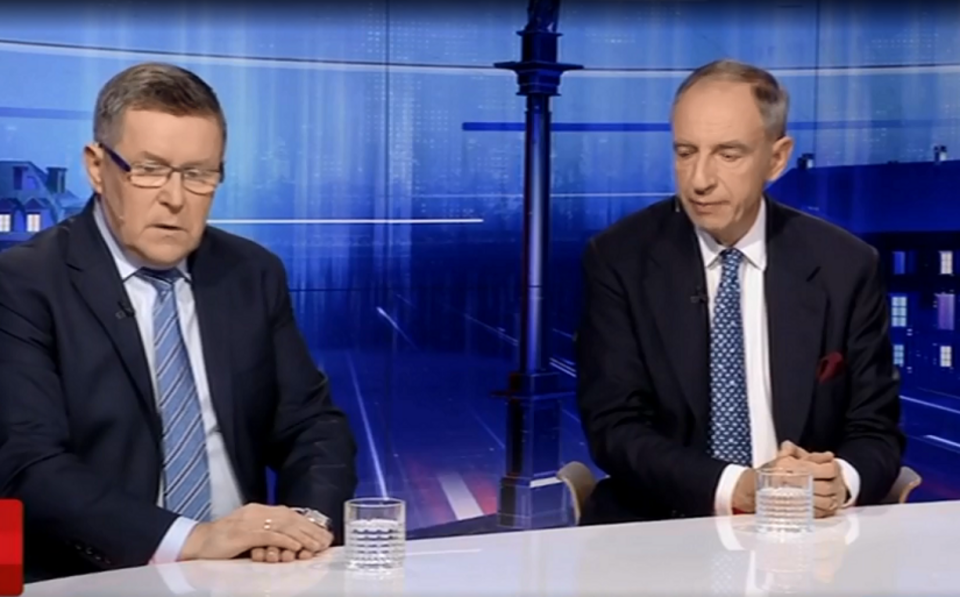 Zbigniew Kuźmiuk (PiS) i Władysław Teofil Bartoszewski (PSL) / autor: TVP Info