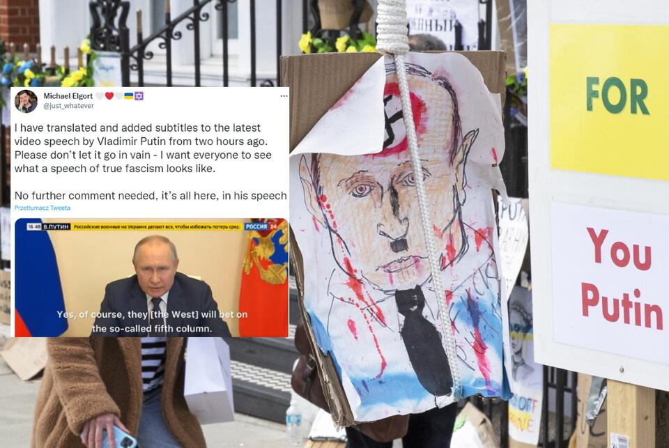 Putinowi puszczają nerwy? Grzmi o "zdrajcach" i "V kolumnie" / autor: PAP/EPA