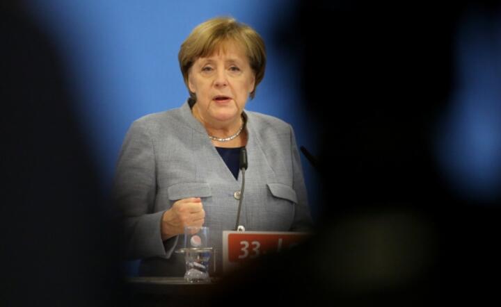 Kanclerz Angela Merkel na zjeździe CDU w Meklemburgii / autor: fot. PAP/EPA/FOCKE STRANGMANN