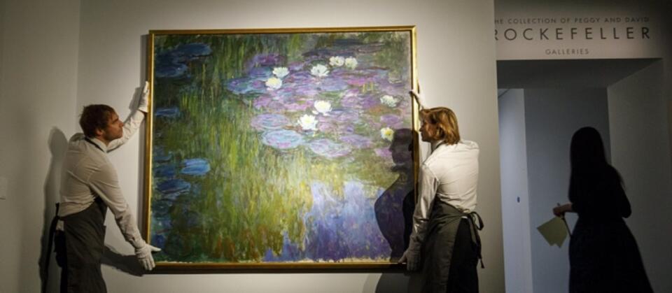 Claude Monet, 'Nympheas en fleur'  / autor: PAP/EPA