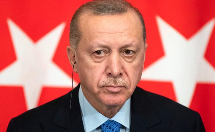 Recep Tayyip Erdogan / autor: PAP/EPA/PAVEL GOLOVKIN / POOL
