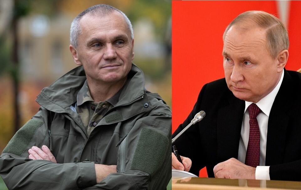 Gen. Roman Polko/Władimir Putin / autor: Fratria/PAP/EPA