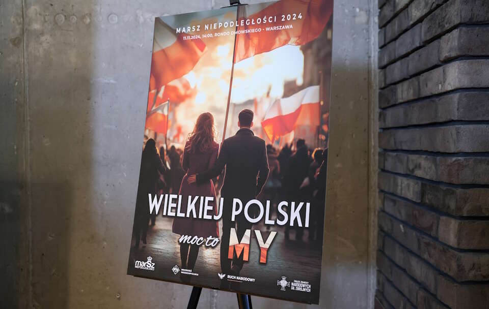 Plakat Marszu Niepodległości / autor: PAP/Leszek Szymański