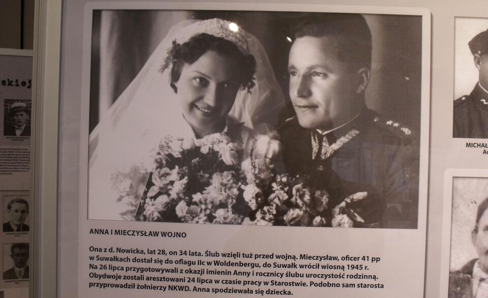 Anna i Mieczysław Wojno - two out of hundreds victims of Soviet repression against Poles in 1945. They got married in Augustów just before the war. He was Polish officer. She was expecting a child. The cuple were taken in july 1945 by NKVD and disappeared / autor: wPolityce.pl