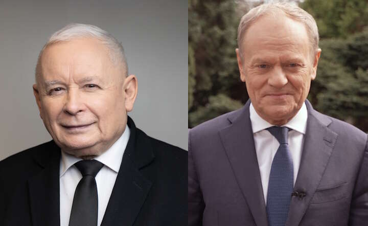 Prezes PiS Jarosław Kaczyński i premier Donald Tusk / autor: Fratria/GOV