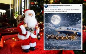 Zdjęcie ilustracyjne; Święty Mikołaj pod choinką / autor: Fratria/X