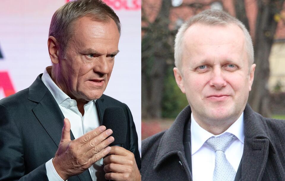 Donald Tusk i prof. Mieczysław Ryba / autor: Fratria