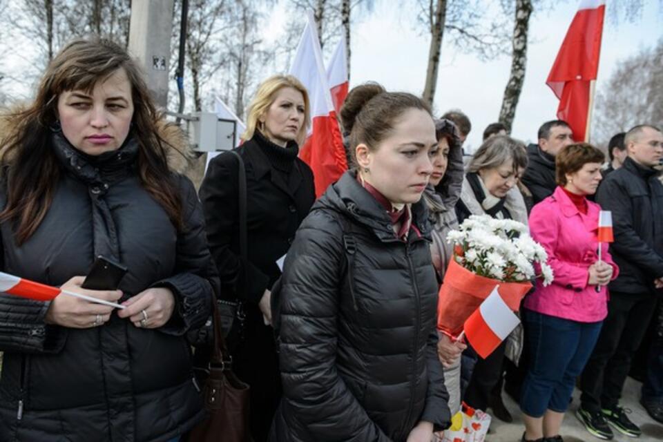 roczystości w miejscu katastrofy samolotu prezydenckiego Tu-154M w Smoleńsku, PAP/Wojciech Pacewicz