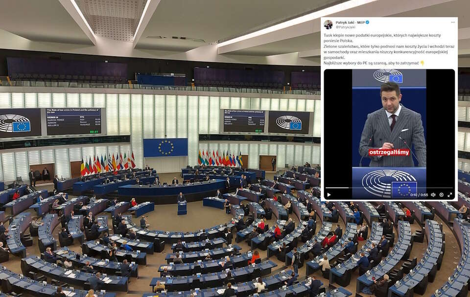 Parlament Europejski, Starsburg / autor: Fratria / twitter.com/PatrykJaki