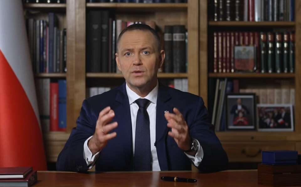 Prezydent Karol Nawrocki w oświadczeniu / autor: YT: Prezydent.pl