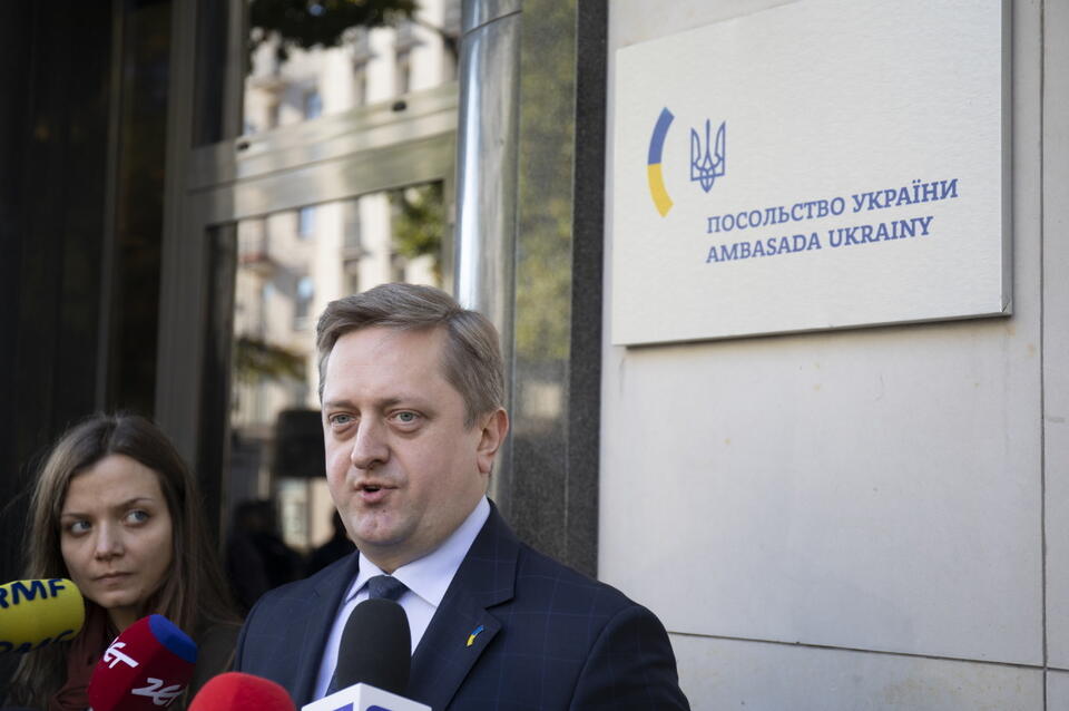 Ambasador Ukrainy w Polsce Wasyl Zwarycz / autor: Fratria 