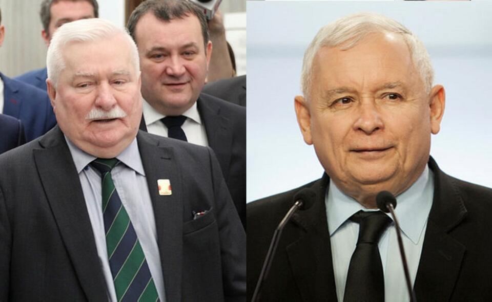 L. Wałęsa/ J. Kaczyński  / autor: fratria