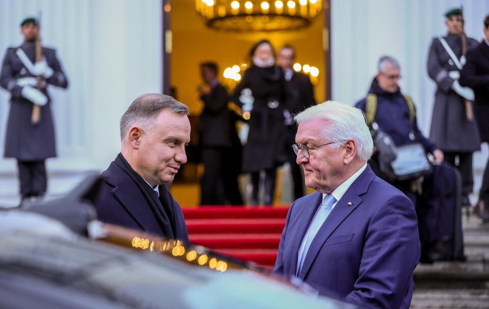 Andrzej Duda i Frank Walter Steinmeier / autor: PAP/Leszek Szymański