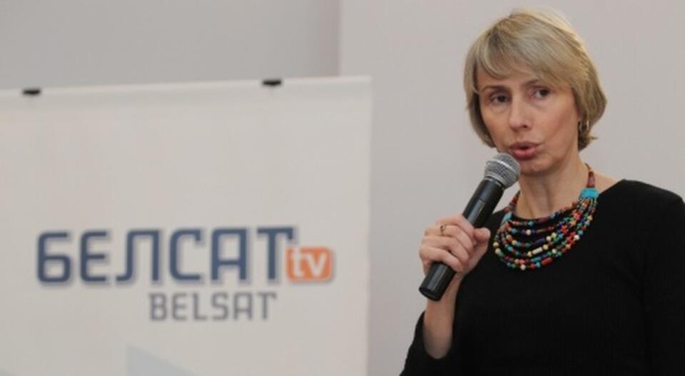 Szefowa TV Biełsat Agnieszka Romaszewska-Guzy. Fot. PAP / Radek Pietruszka