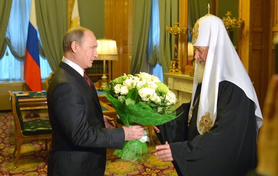 Władimir Putin, Patriarcha Cyryl / autor: wikimedia.commons: Kremlin.ru/21 November 2015/https://creativecommons.org/licenses/by/4.0/