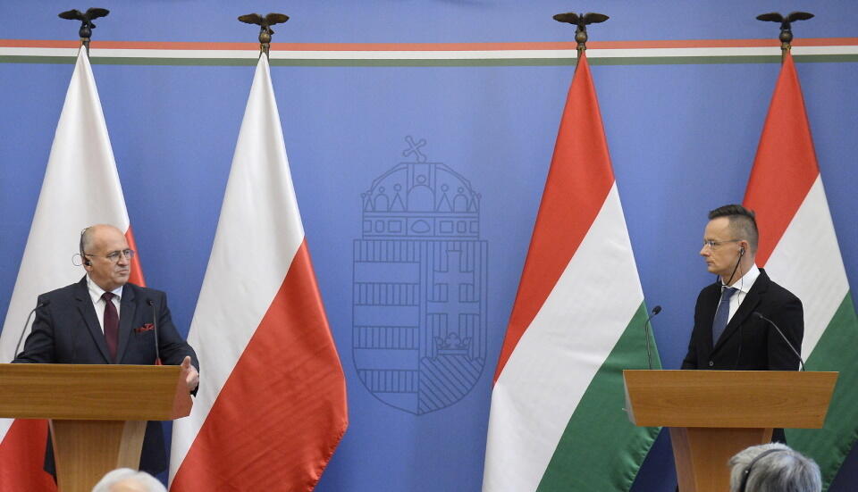 Szefowie dyplomacji Polski i Węgier / autor: PAP/EPA