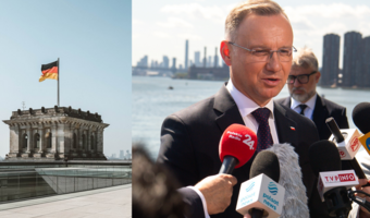 Niemcy straszą Polskę, a prezydent Duda uspokaja