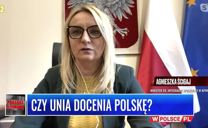 Agnieszka Ścigaj, minister do spraw integracji społecznej / autor: Fratria