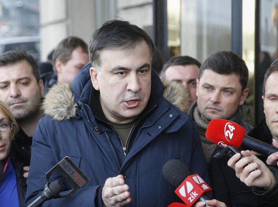 Były prezydent Gruzji Micheil Saakaszwili / autor: PAP/EPA