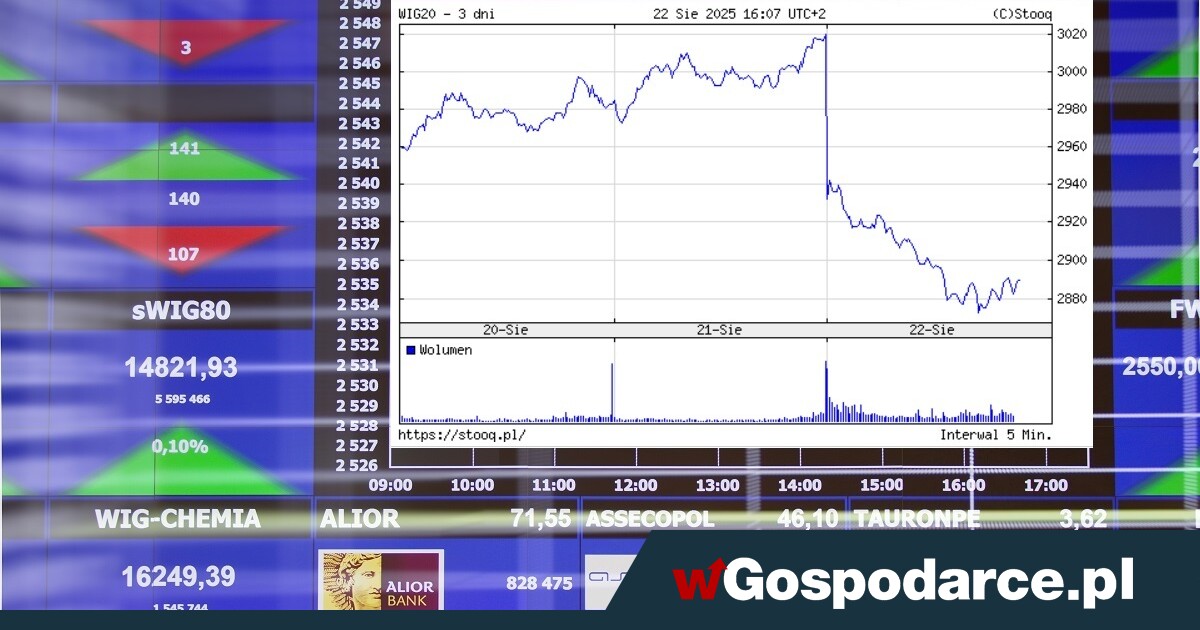 Czarny piątek na parkiecie GPW. „Bankowa masakra”