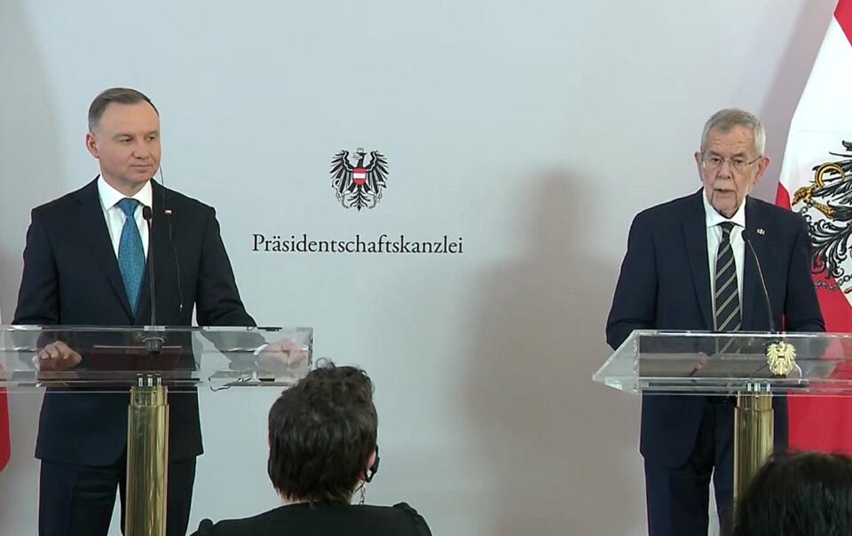 Prezydenci Andrzej Duda i Alexander van der Bellen / autor: Facebook: prezydentpl