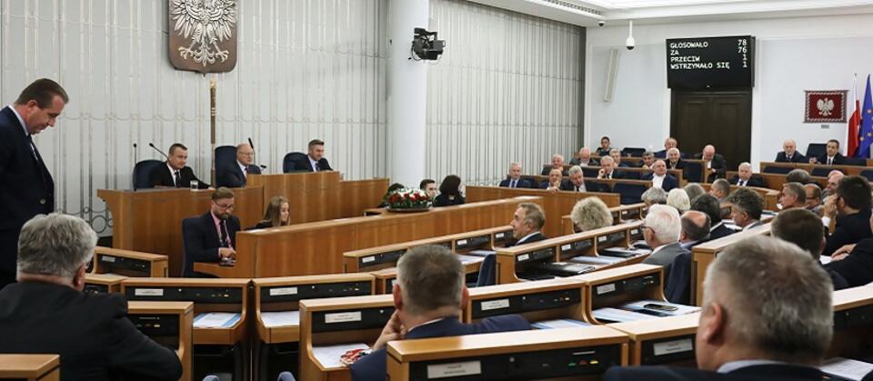 Posiedzenie Senatu / autor: PAP/Paweł Supernak