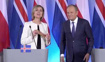 Dyplomacja wafelkowa Tuska wywołała burzę na Islandii