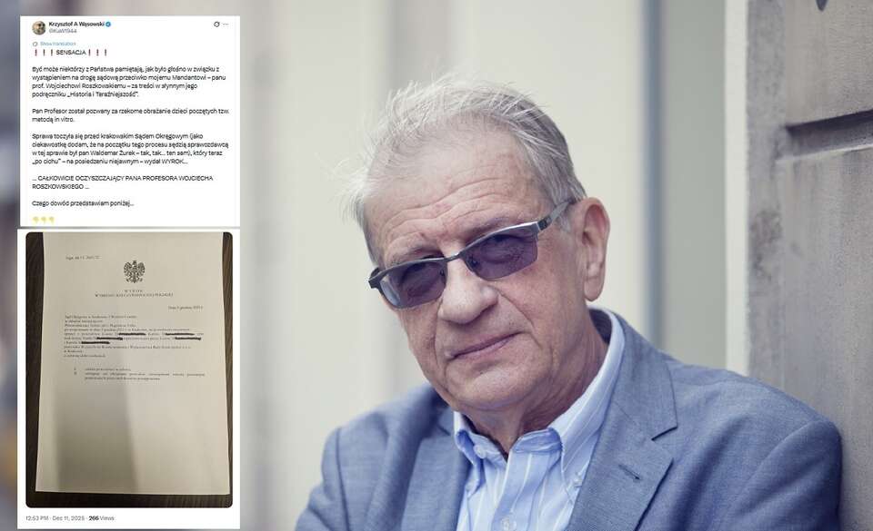 Prof. Wojciech Roszkowski / autor: Fratria