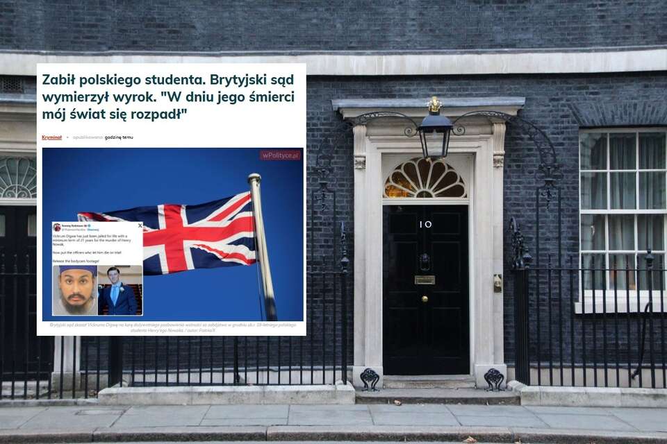 Na zdjęciu Downing Street 10, Londyn, siedziba brytyjskiego premiera / autor: Fratria/wPolityce.pl