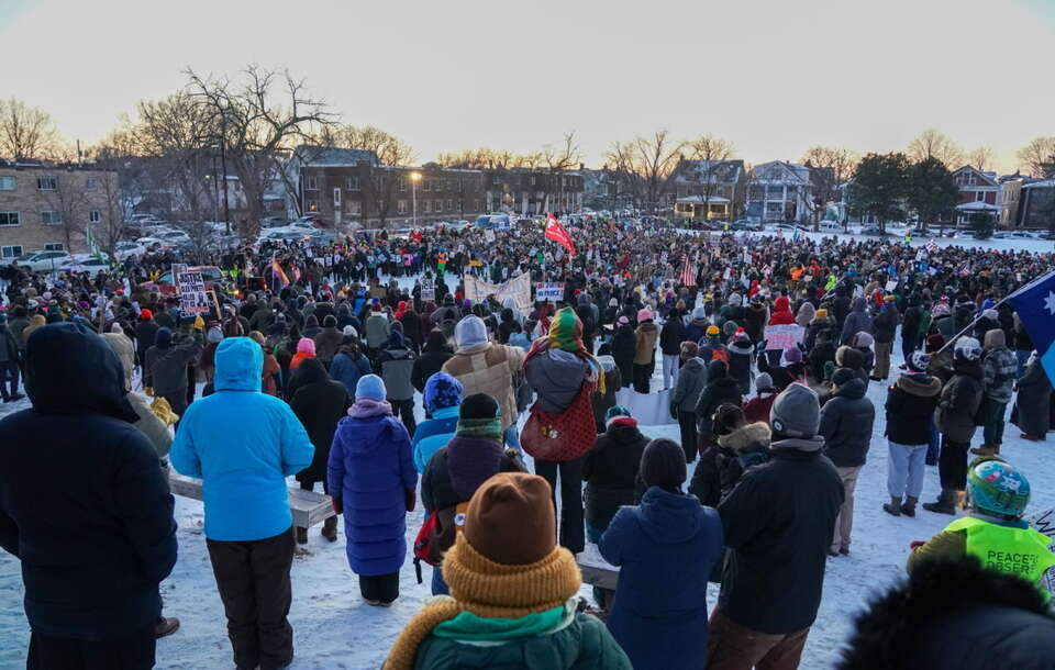 Protesty po śmierci Aleksa Prettiego / autor: PAP/EPA
