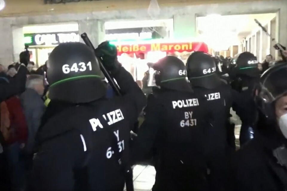 Protesty w Monachium  / autor: Screenshot Twitter