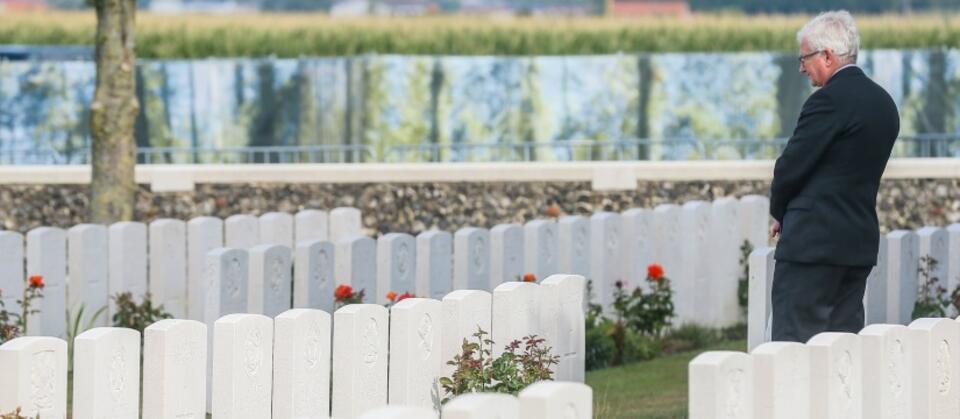 Cmentarz w Ypres / autor: PAP/EPA