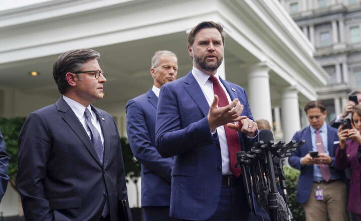 Wiceprezydent  USA J.D. Vance  / autor: PAP