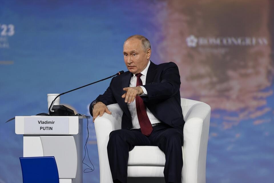Rosyjski dyktator i zbrodniarz Władimir Putin / autor: PAP/EPA/VYACHESLAV VIKTOROV / HOST PHOTO AGENCY / RIA NOVOSTI / SPUTNIK