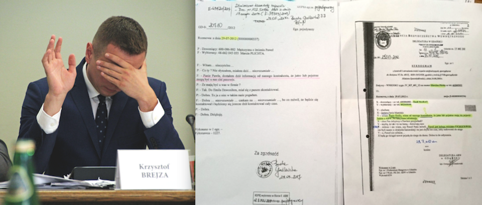 Dr Krzysztof Brejza podczas posiedzenia komisji śledczej. / autor: M. Czutko