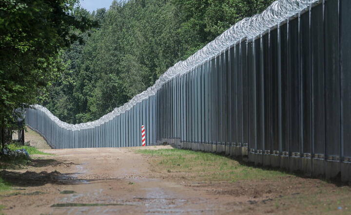 Zapora elektroniczna na granicy z Białorusią / autor: pap
