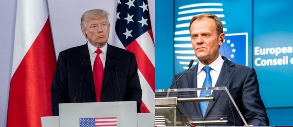 Trump/Tusk / autor: Fratria/Julita Szewczyk/Andrzej Skwarczyński